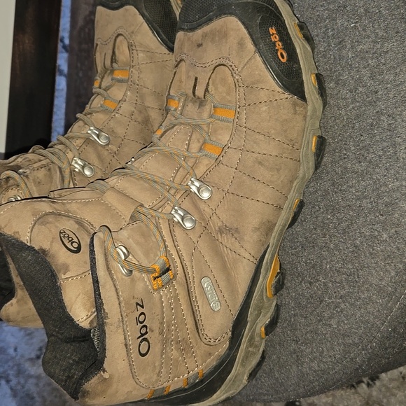 Oboz Brown Waterproof Hiking Boots Size 12 - Picture 10 of 10